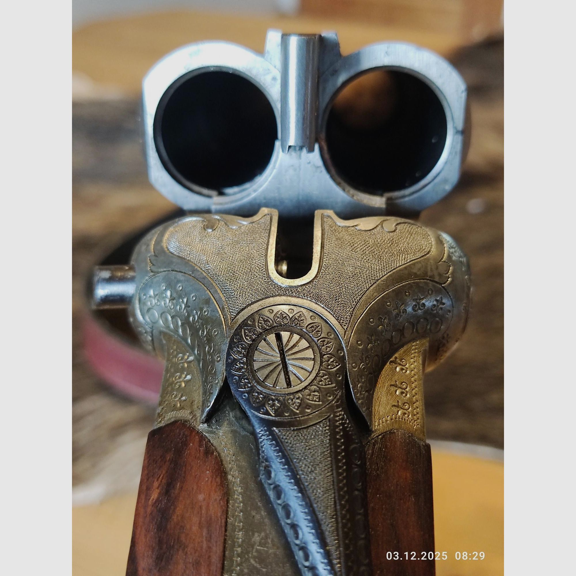 Merkel dubbelloopgeweer 12/70