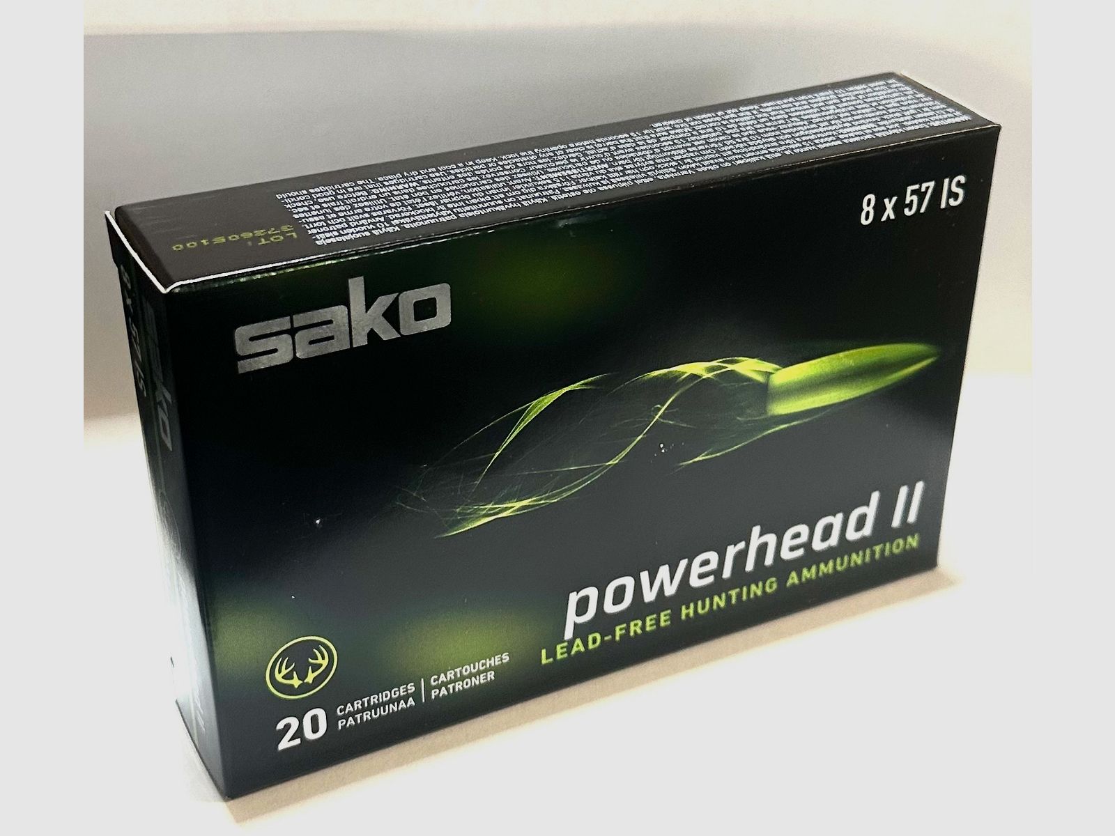 Sako 133001610 Powerhead II 8x57 IS Barnes TTSX 10.4 g 160grs. lead-free rifle ammunition