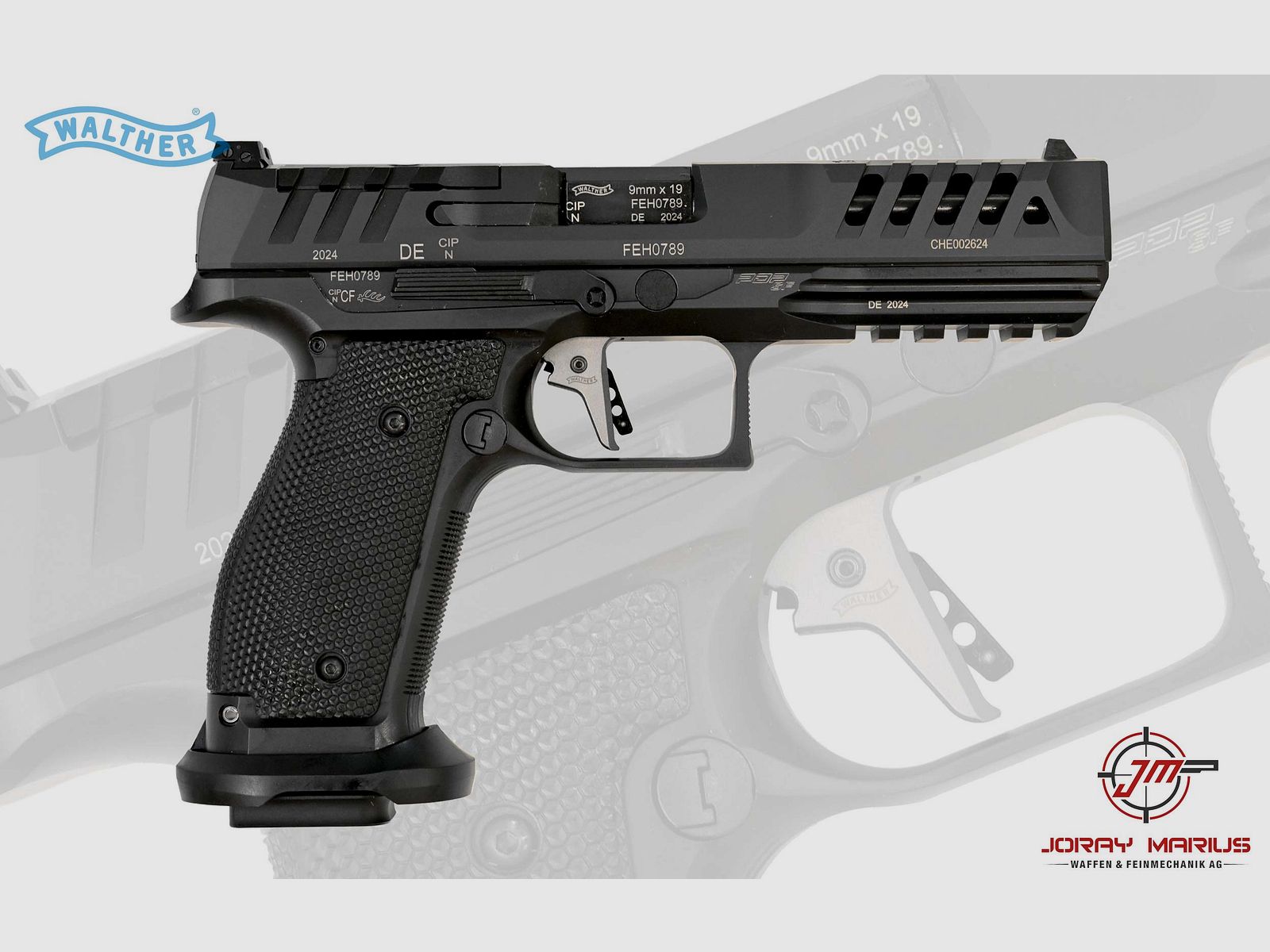 Walther PDP Steel Frame Match OR 9mm Para, 5”, imagen 1 de 2