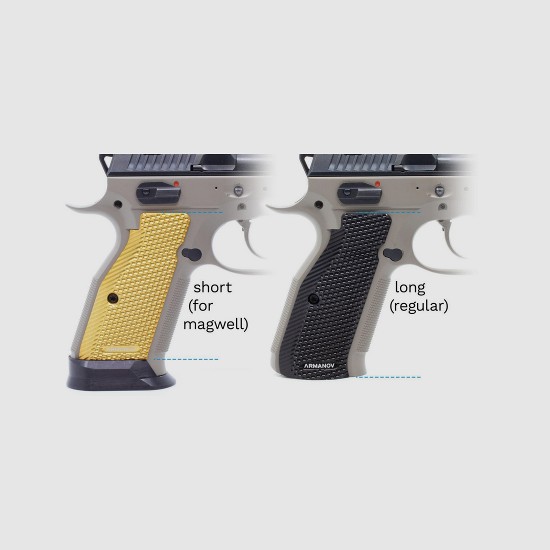 Magwell für CZ Shadow 2 – rot – S/M, Bild 2 von 2