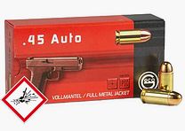Geco Pistolenpatrone .45 Auto FMJ 230grs.