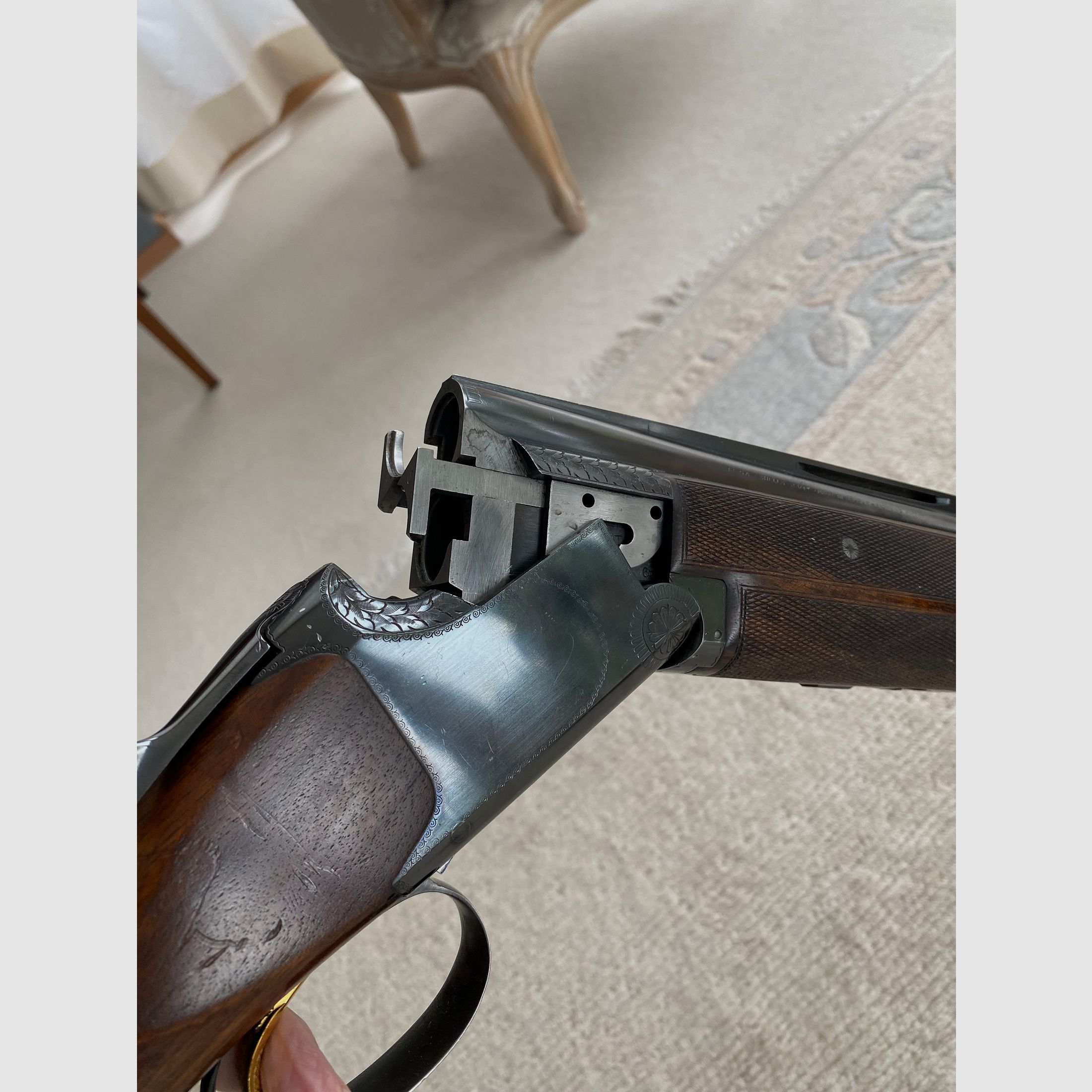 FN Browning B25  Kal. 12/70 Bockdoppelflinte