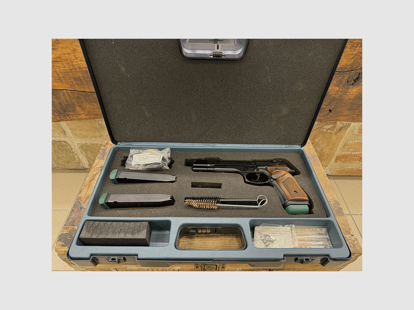 USATO – PISTOLA – BERETTA MOD. 98FS TARGET cal. 9×21, immagine 6 di 6