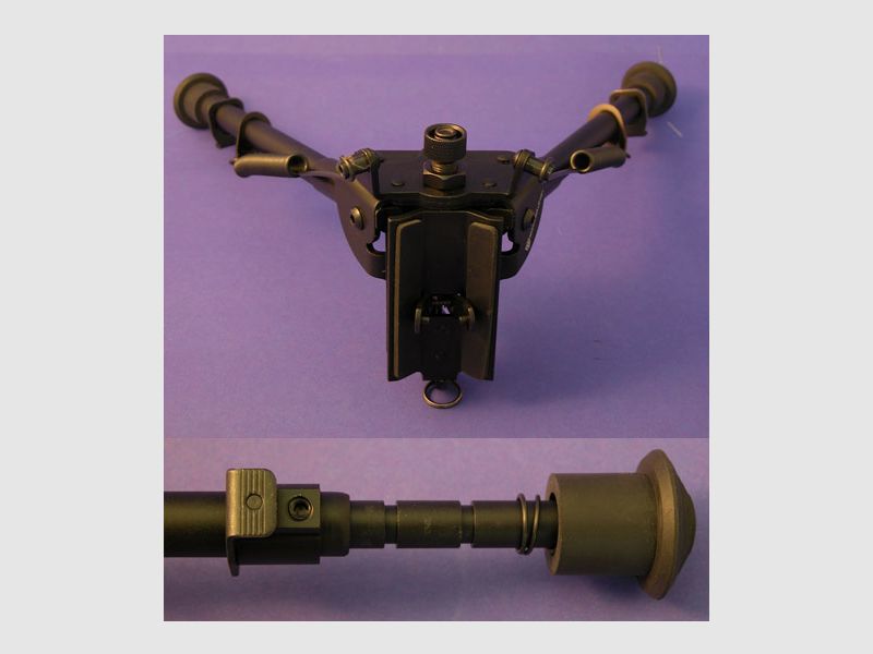 Trípode Buffalo River 23-33cm con ajuste de bloqueo y articulación giratoria