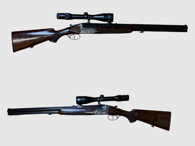 Bockbüchsflinte Merkel-Suhl Kal. 8x57 IRS und 12/70, Bild 1 von 2