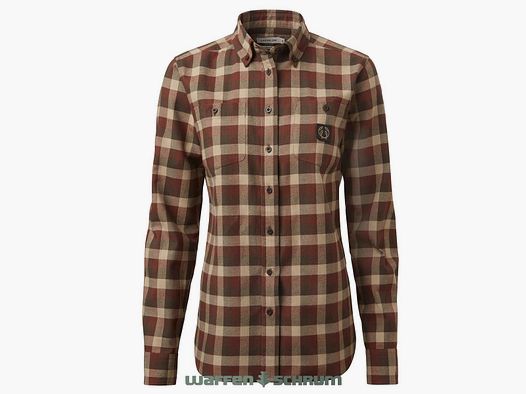 Chevalier Bluse Flannel Heron Holly Green Checked