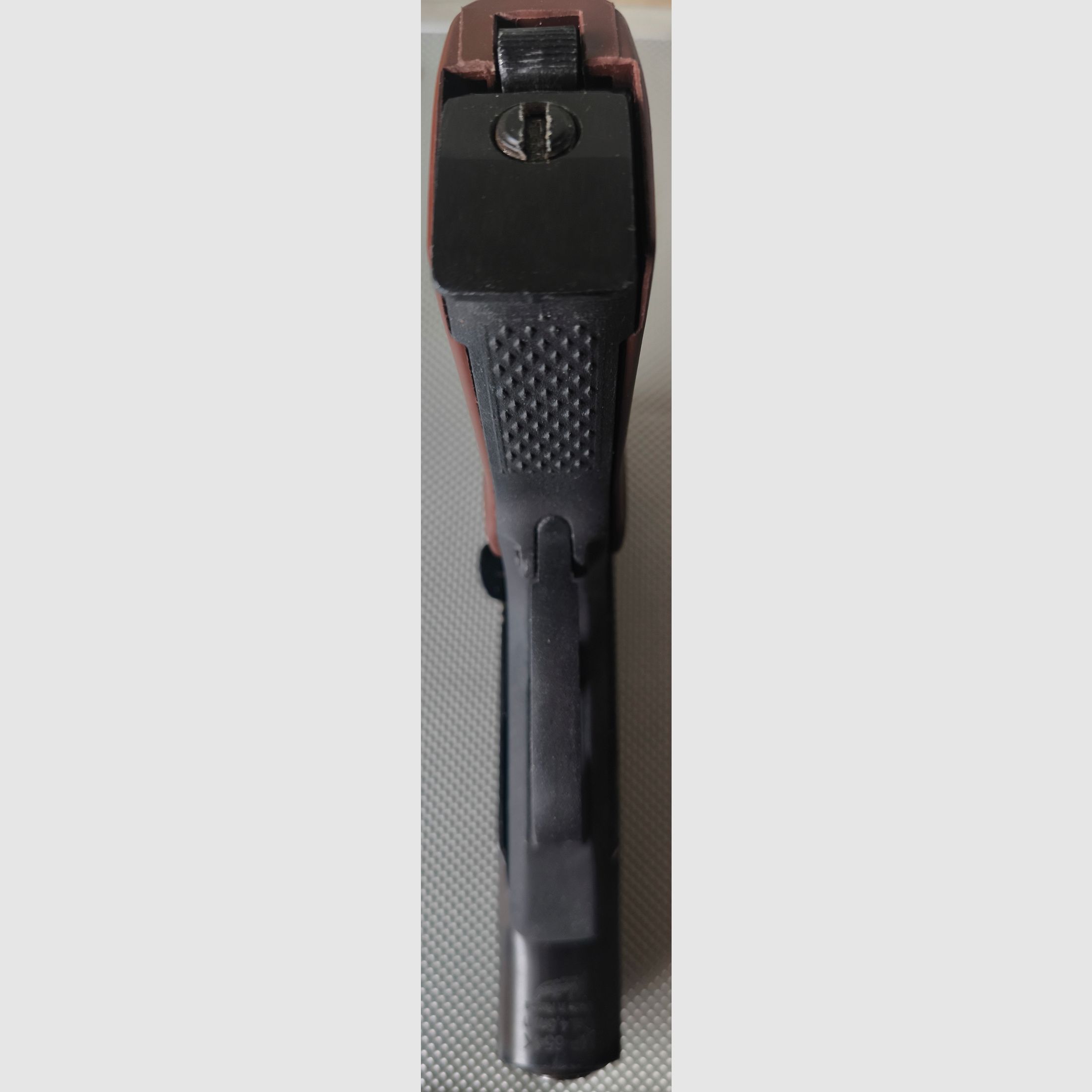 ⚠️ Attenzione Plinker & fan di Makarov / Vera rarità!! Baikal-Makarov MP-654K - Made in Russia & vera fondina in pelle MDI marrone con timbro più 1 barattolo di pallini in acciaio 4,5mm!!