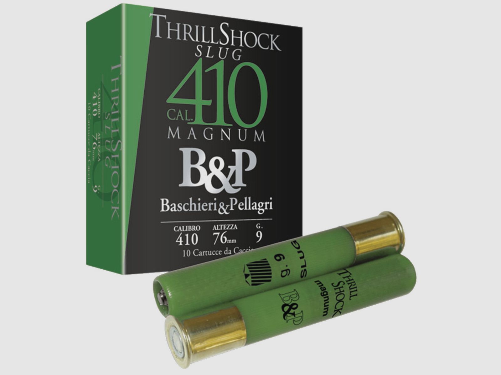BASCHIERI & PELLAGRI THRILL SHOCK SLUG 410 MAG (doos van 10)
