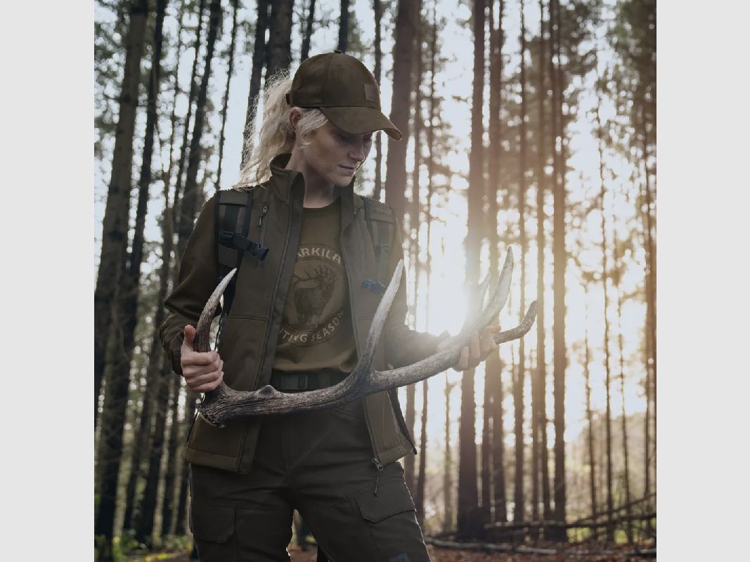 Härkila Stag Badge women's T-shirt, short-sleeved, Beech, image 4 of 4
