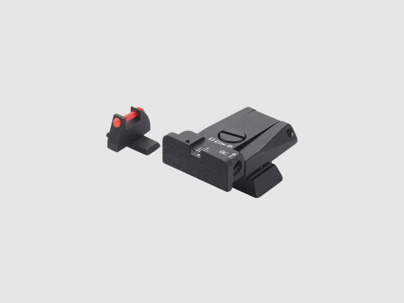 LPA SPR49HK7F Set di mirini micrometrici per HK USP9/40/45 – Fibra ottica