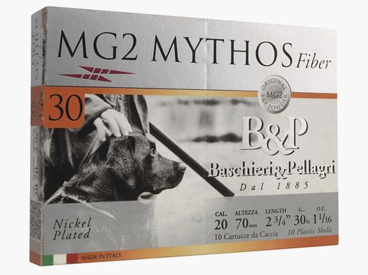 Patrony B&P MG2 MYTHOS 30 FIBER kal. 20 / 70 mm nr 6 30 g BG BTE 10