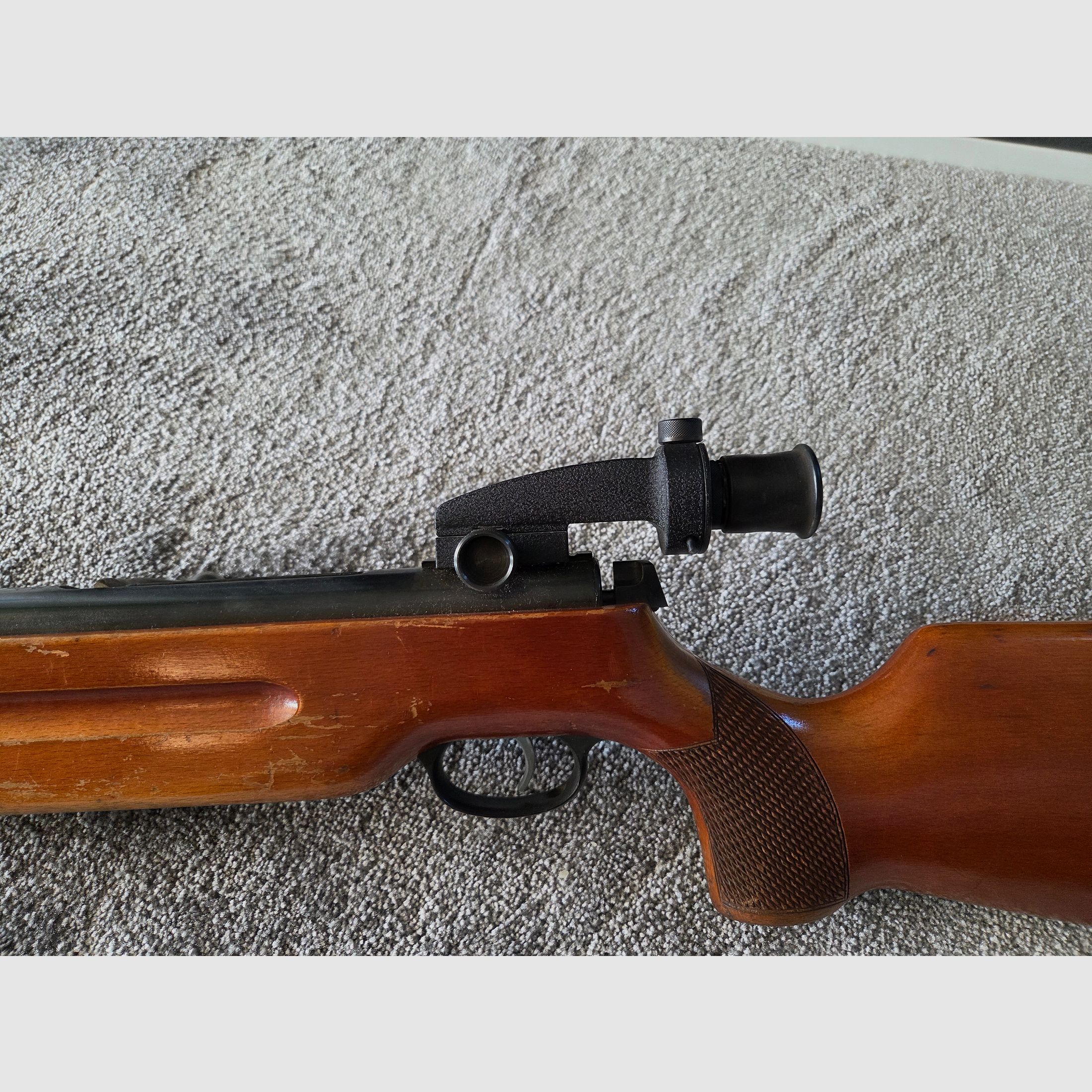 Haenel 3.112 DDR match rifle with diopter, Q1 year approx. 1964-66