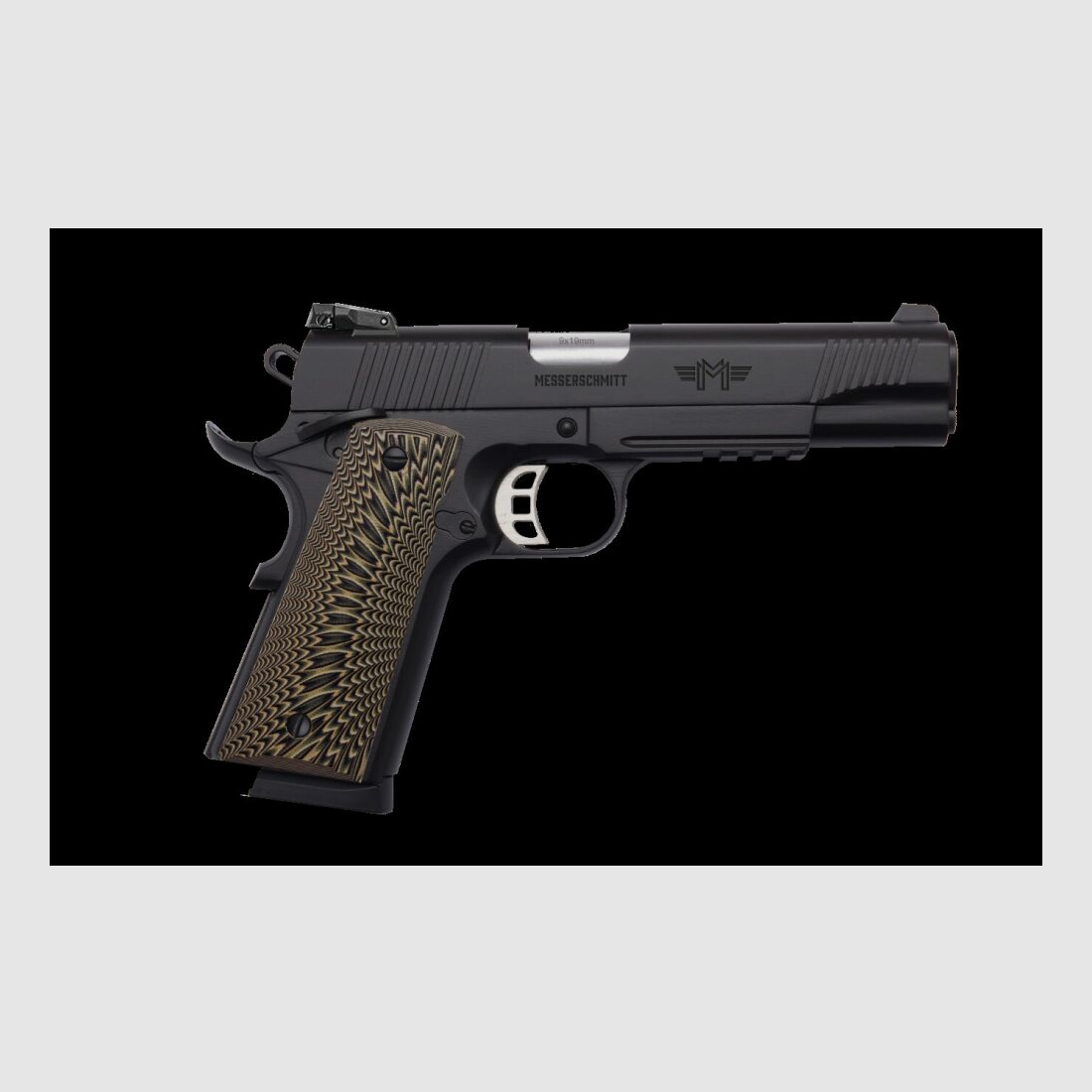 Messerschmitt ME 1911 schwarz​ 9mmLuger Pistole