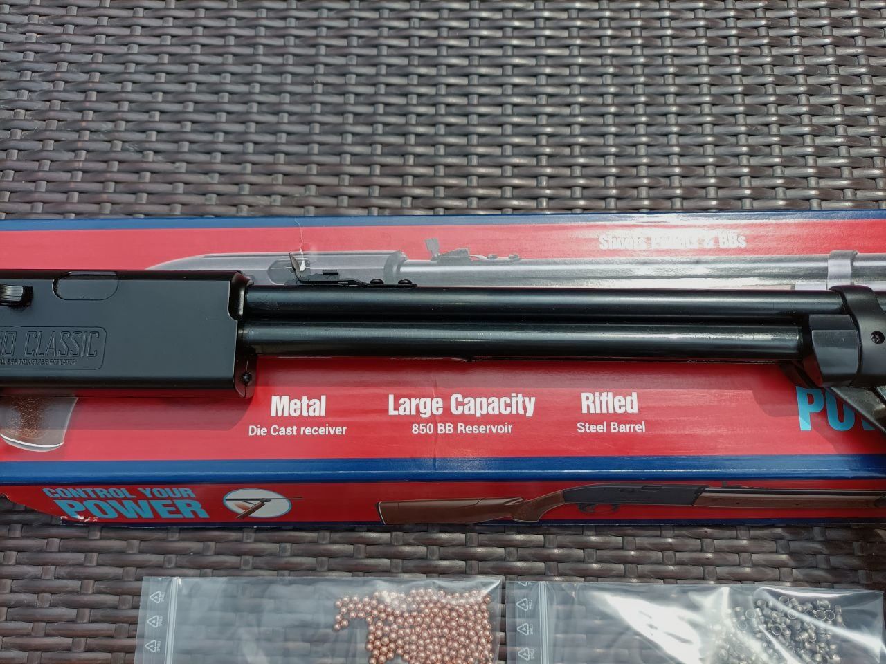 Luftgewehr Crosman 2100 Classic 4,5 mm Diabolo und BB