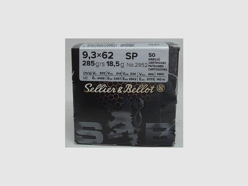 9,3x62 SP - 18,5g/285gr (a50)