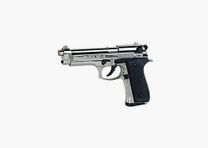 Pistola a salve Bruni 92 calibro 9 mm nickel