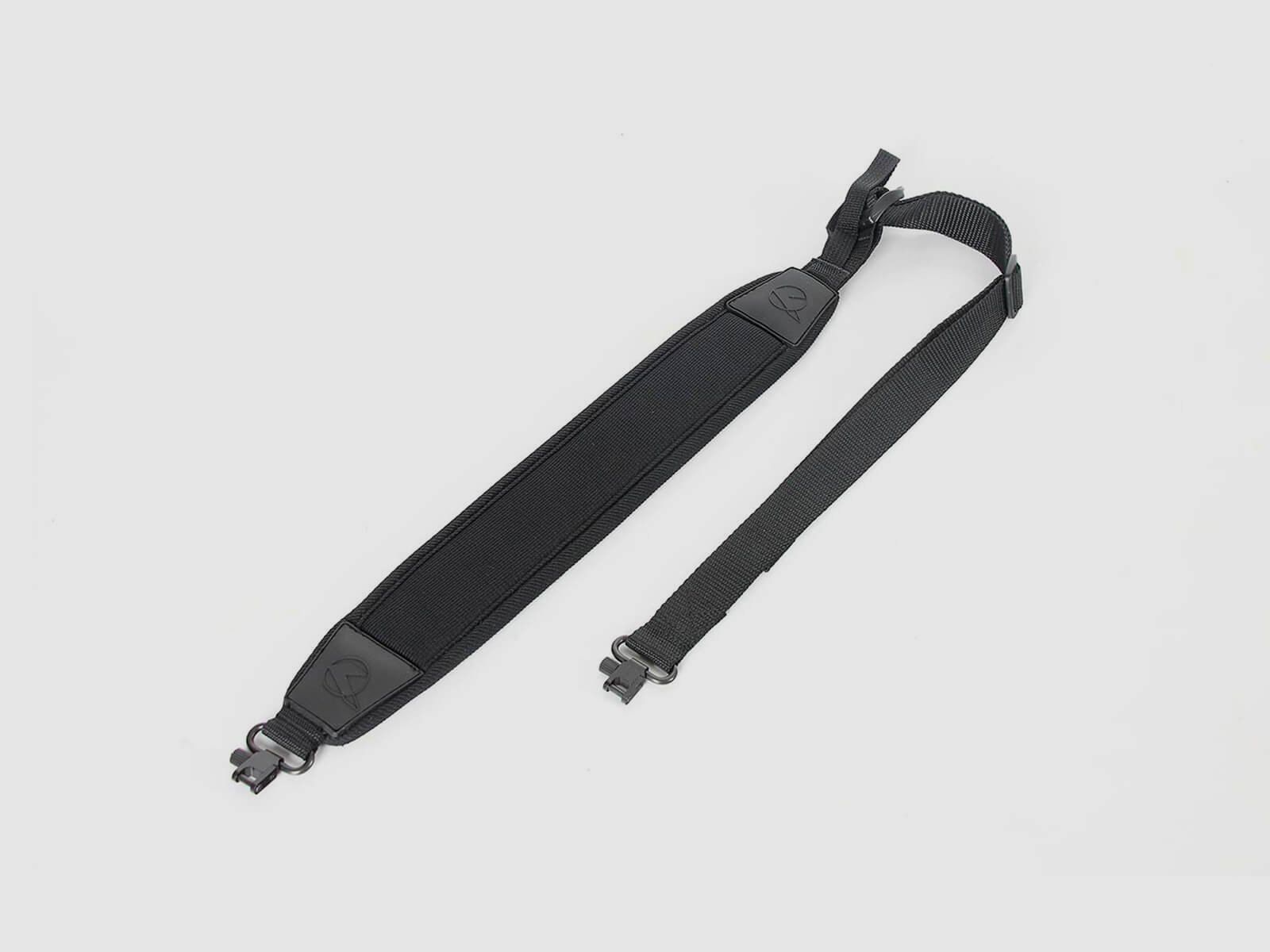 Schwarzes Neoprenband