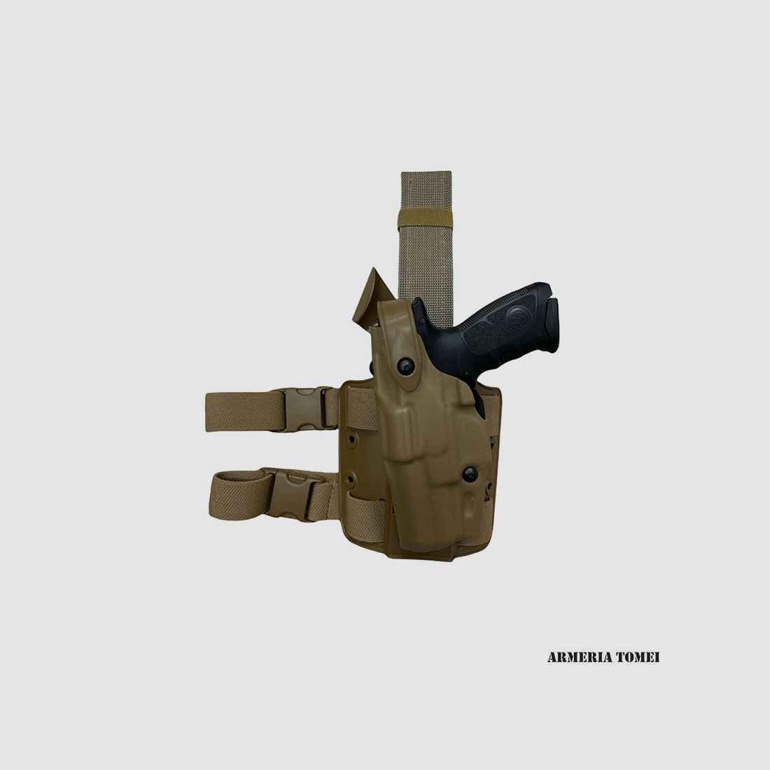 HOLSTER – SAFARILAND BERETTA APX STX TAC CYTB LH (LINKSHÄNDIG) Farbe Coyote Brown, Bild 1 von 3