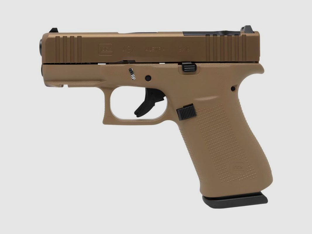GLOCK 43X COYOTE OR pistola cal. 9x19, imagen 1 de 8