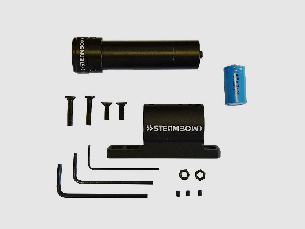 Steambow laser sight (green) for internal accessory slot