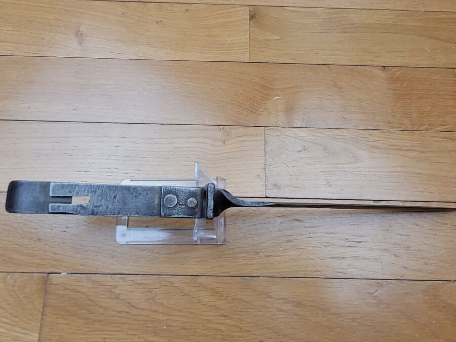 Seltene österreichische Notfall-Ersatzbajonett – Gewehr Steyr 1895 – wenig verbreitetes Ersatz-Futteral V&N – KEINE INDIENISCHE KOPIE – TBE+, Bild 11 von 13