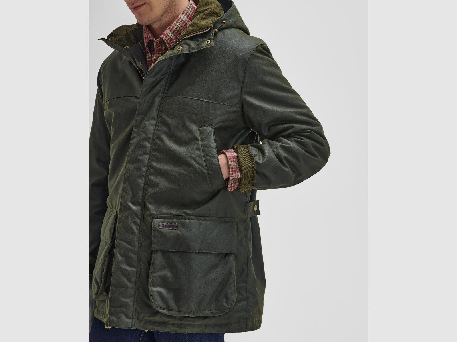 BARBOUR Wachsjacke Bleaberry Oliv