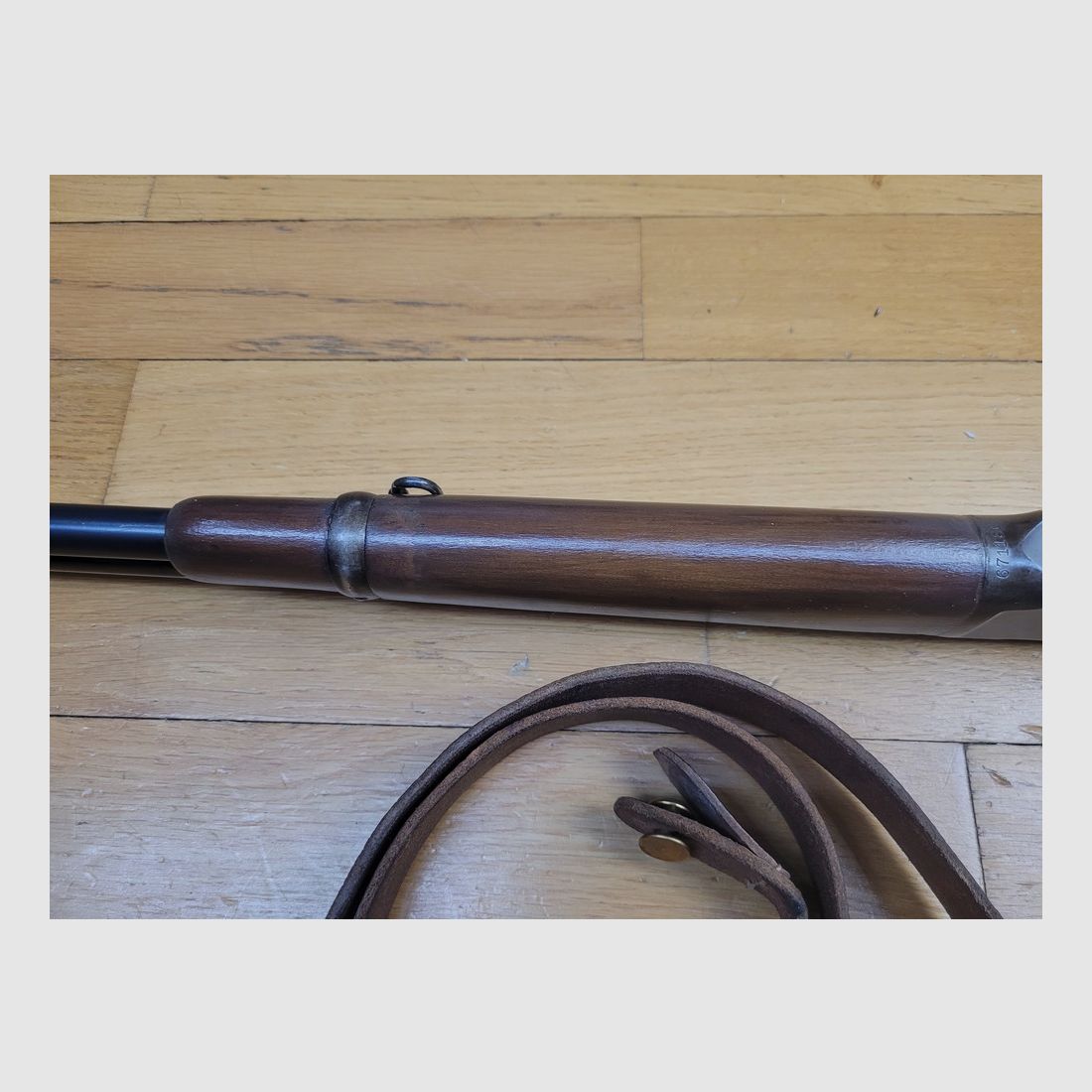 Außergewöhnliche Winchester 1894 Französische Armee genannt 94 AF - Kal. 30-30 - Äußerer Zustand und Mechanik einwandfrei - Traum-Collector - 100% konform mit der Bestellung von 15.000 Exemplaren aus September 1914 - Seltene Waffe in einem noch selteneren und musealen Zustand - TBE++, Bild 16 von 36