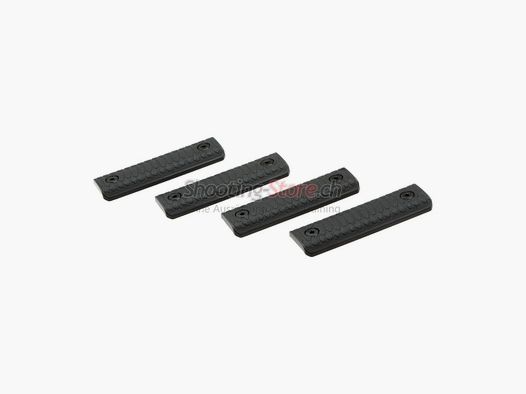 Leapers Couvre-Panneaux M-LOK Profil Bas 4pcs Noir