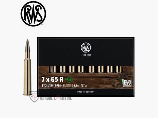 20 Nabojów RWS kal 7X65R 127gr Evo Green