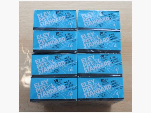 2000 Patronen Eley Pistol Standard .22lr aus einem Los