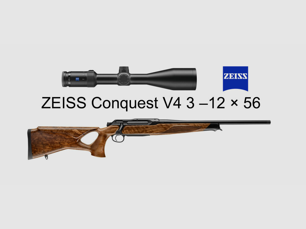 J.P. Sauer & Sohn Sauer 505 ICONIC Lochschaft HQ5 Ausstattungspaket Elegance | .308 Win. | ZEISS V4 3-12x56