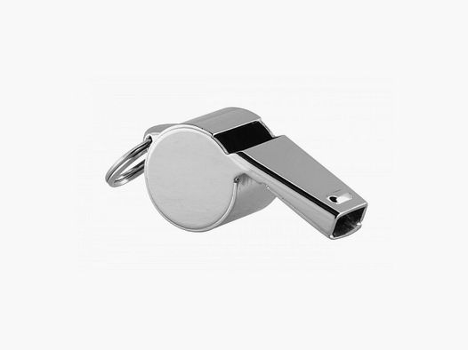 Elless Whistle in nickel-plated copper with roller