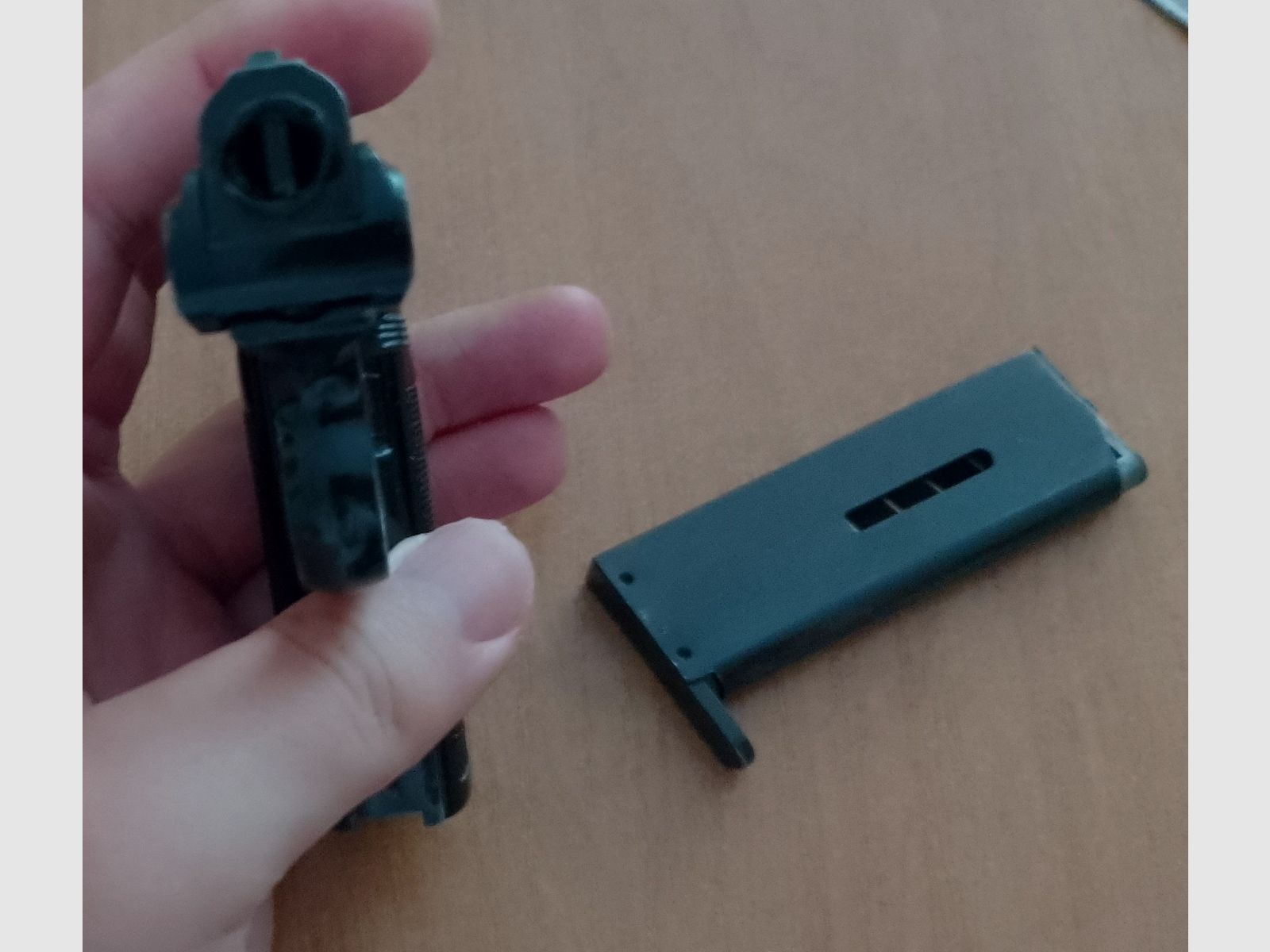 Old Reck blank pistol P6 in caliber 8 mm blank