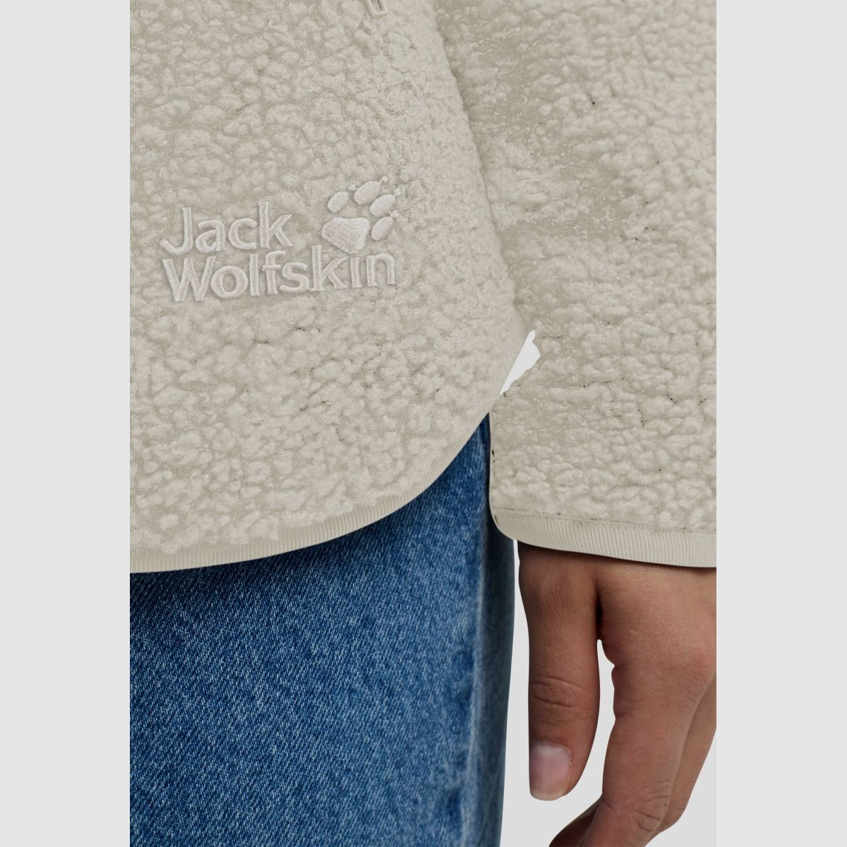 JACK WOLFSKIN High Curl Jkt W Fleecejacke Damen Pale Sand