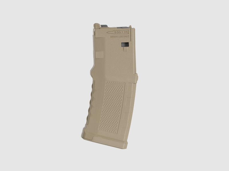 35rds Gasmagazin für Cyma CGS, TM MWS und DoubleEagle GBBR AR/M4 - TAN