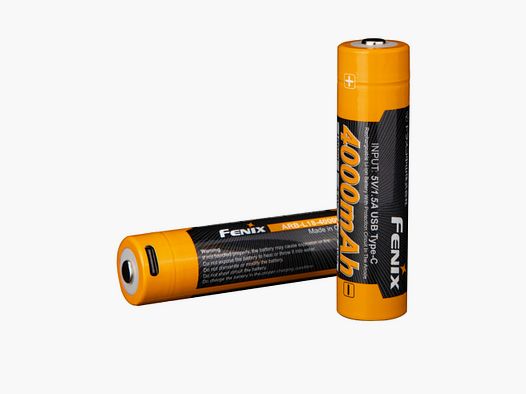 FENIX BATTERIA / ACCU RICARICABILE 18650 4000mAh TRAMITE USB