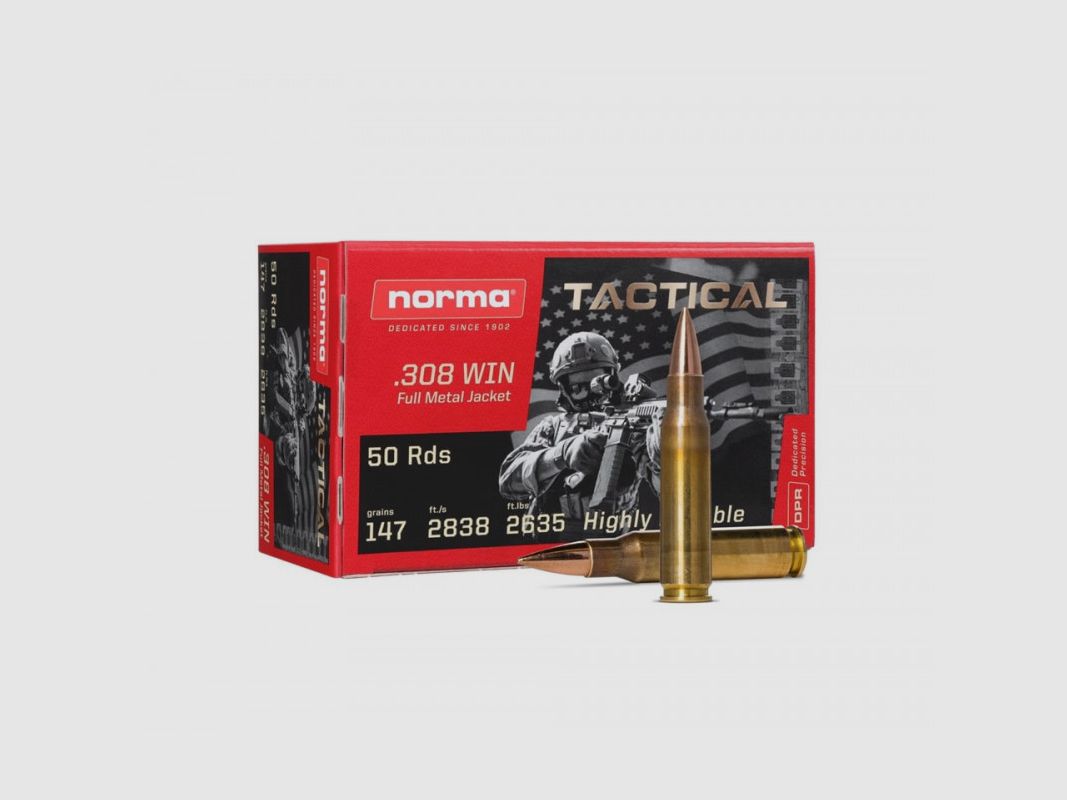 NORMA 308 TACTICAL 147GR X50