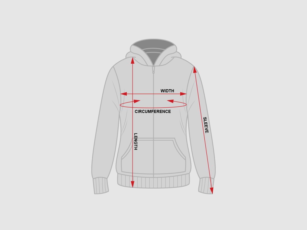 IPSC Offizieller Hoodie mit Reißverschluss, Größe: XL, Bild 3 von 3