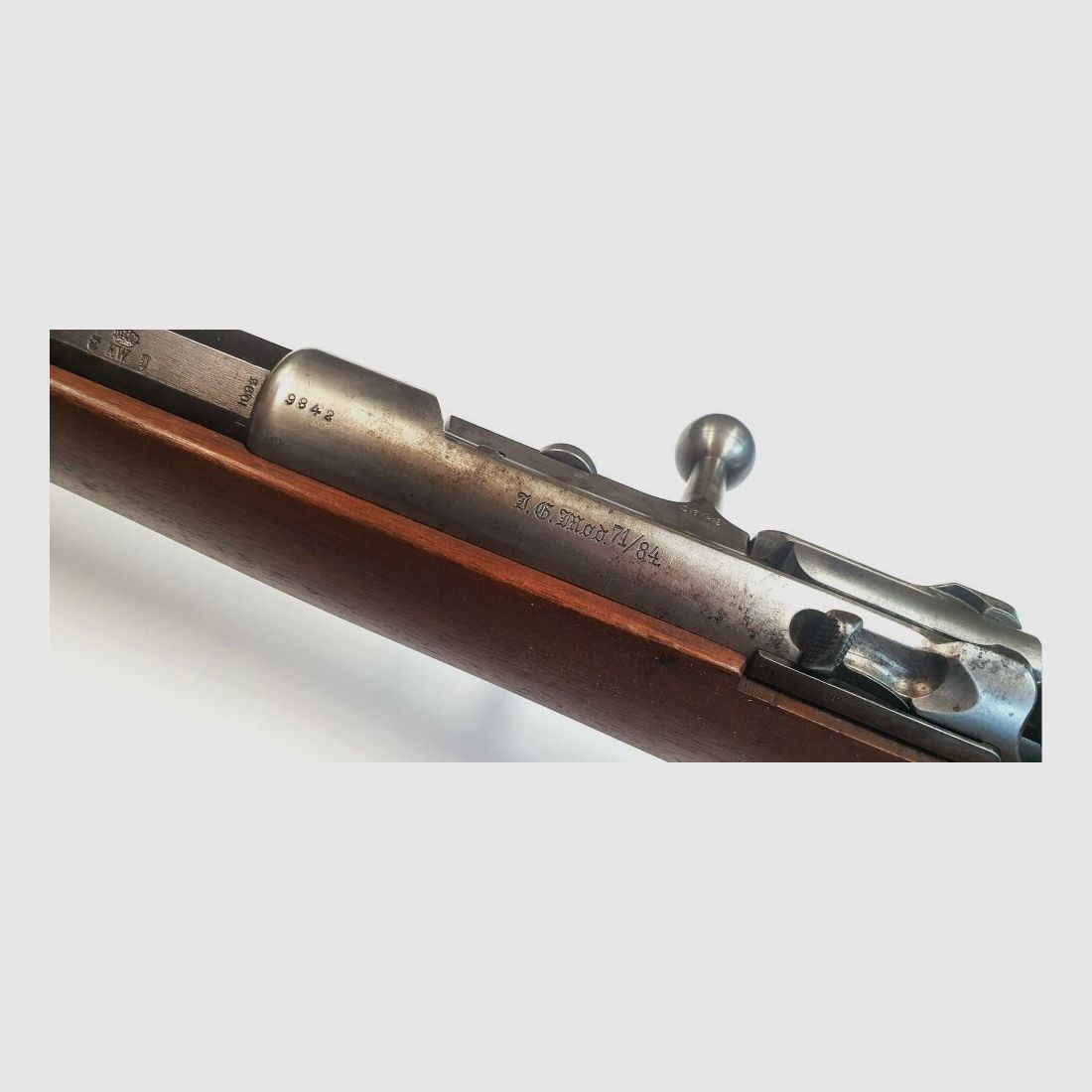 Mauser Werke Seltenheit, Repetierbüchse Infanteriegewehr Spandau M71/84 - 11,15x60R