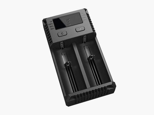Nitecore NEW i2 - Ladegerät für Li-Ion, LiFePo, Ni-MH, Ni-CD Akkus (Neue Version)