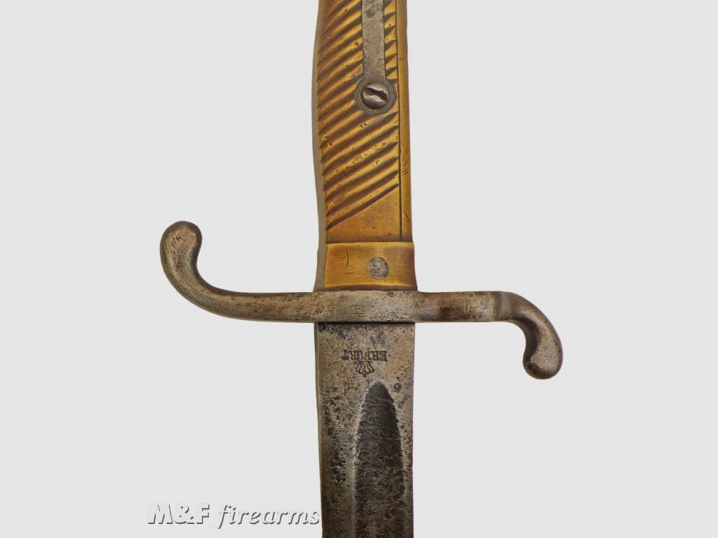 Deutsches (Westfälisches) Bajonett Infanterie-Seitengewehr (SG) M 1871 TS: 17.R.10.114 o/Scheide