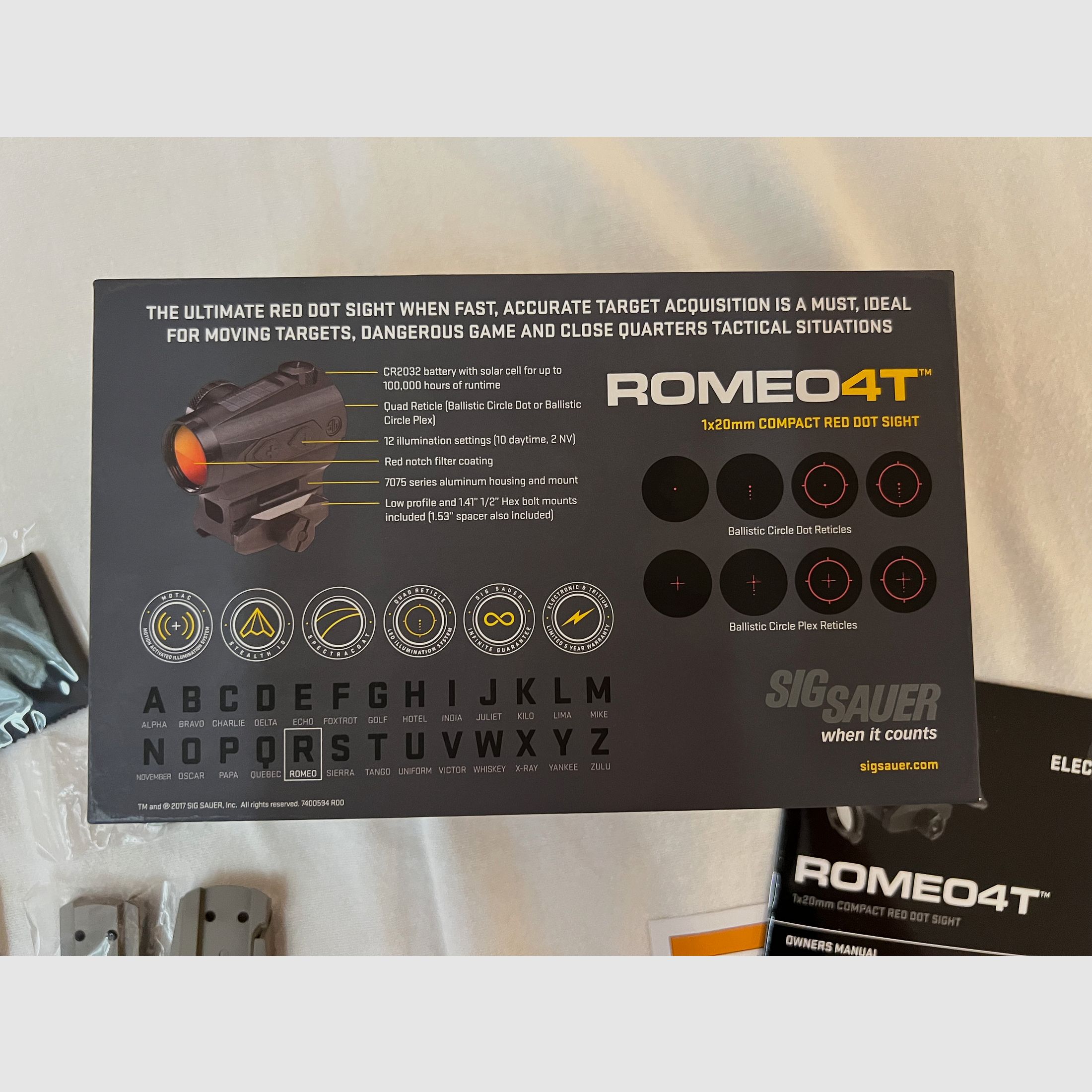 Sig Sauer Romeo 4T FDE Solar Nuovo NP 849€