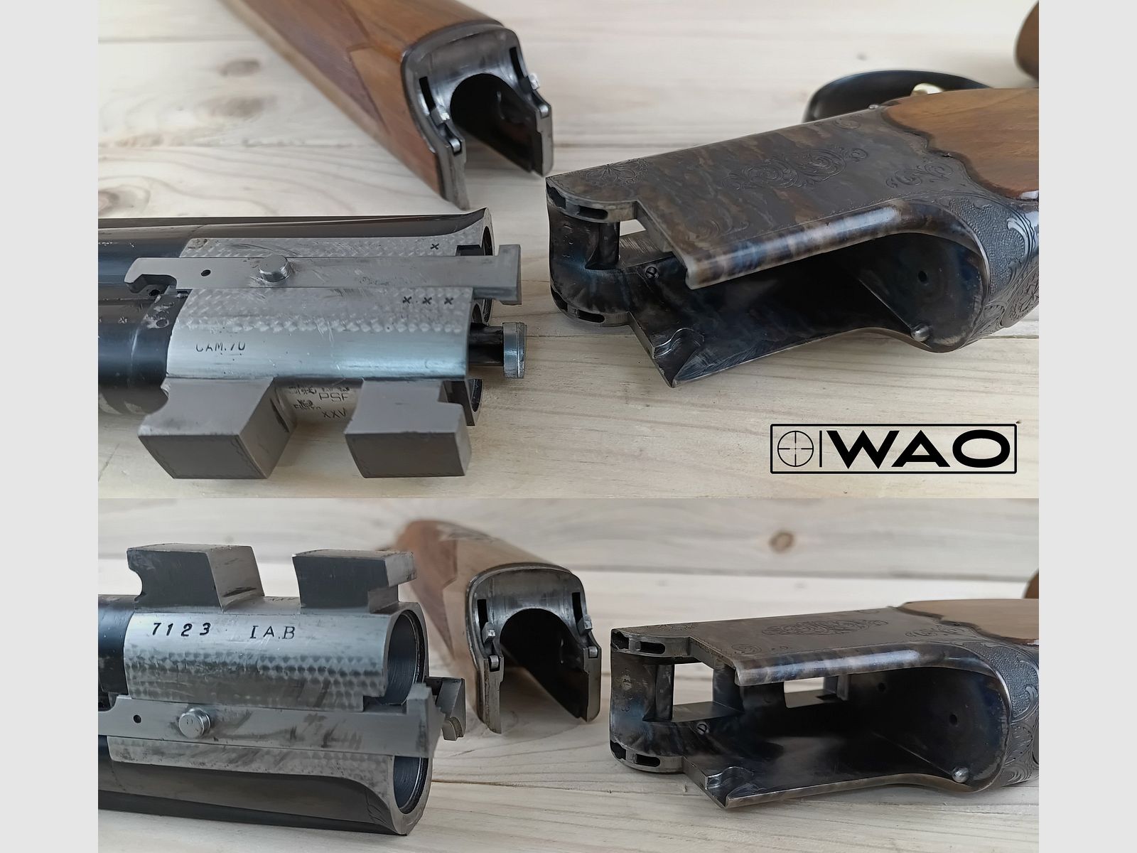 Bockdoppelflinte I.A.B. / Hege Olympic Trap, Kal. 12/70 *hochwertig*