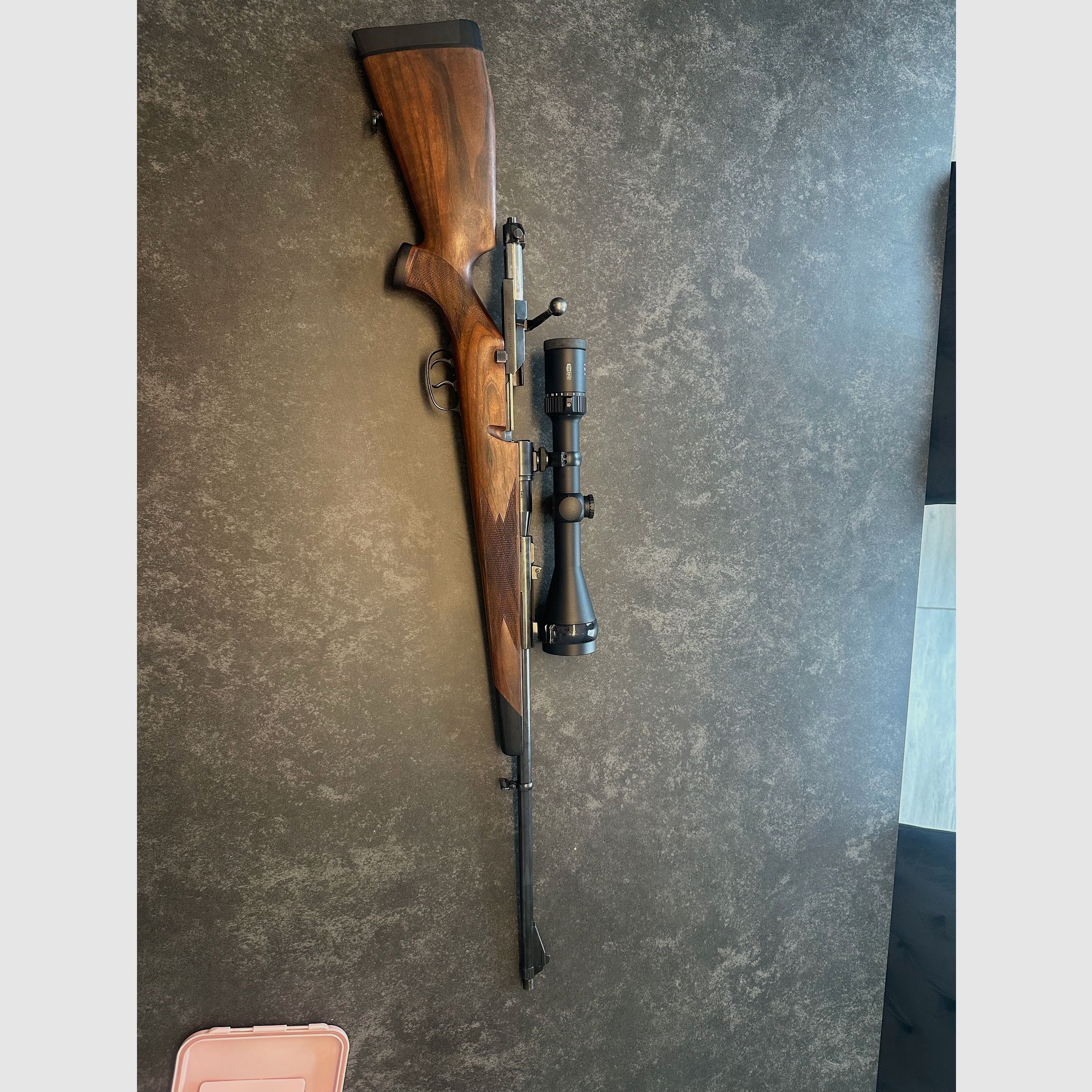 Mauser 66 in 8x68s mit m13x1 Mündungsgewinde und Meopta Meostar r2 2,5-15x56 Zielfernrohr