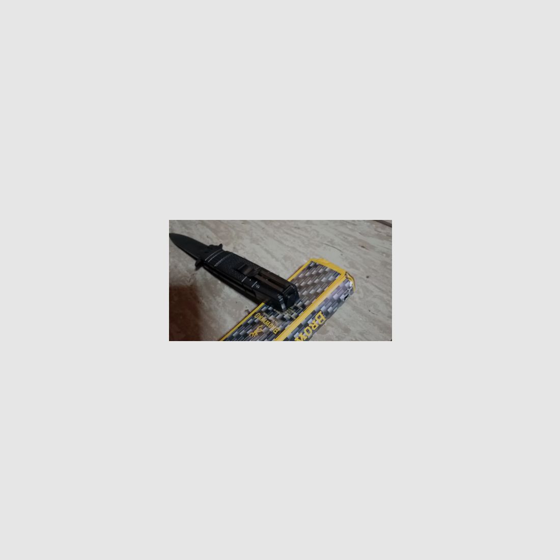 Neues Browning Messer stabiles Edelstahl klappmesser schwarz aus Sammlung mit Ovp