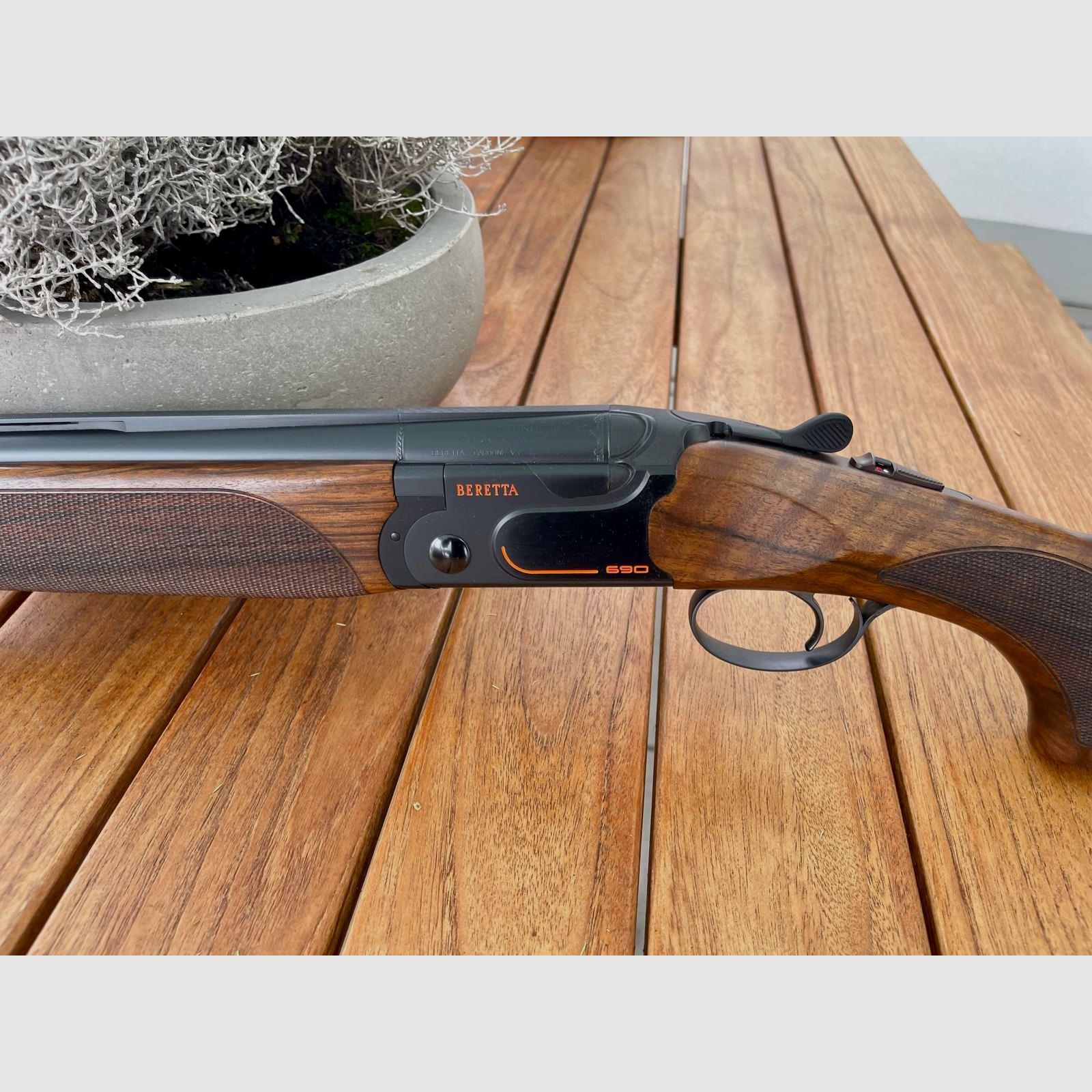 Beretta BDF 690 Competition Black Trap AS 12/70 LL:76cm Bockdoppelflinte Flinte