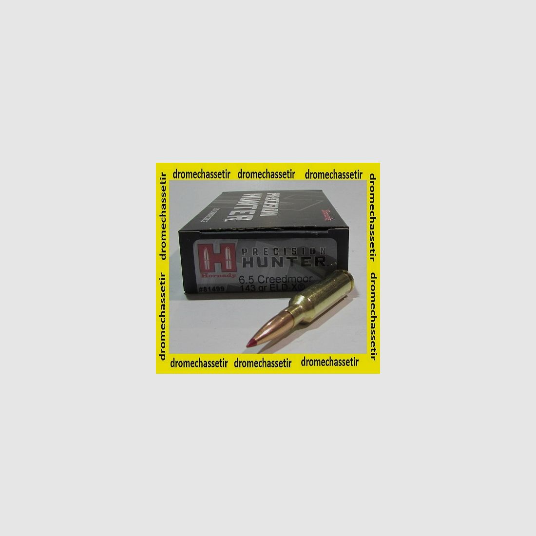 Box mit 20 Patronen Hornady Kal. 6,5 Creedmoor, 143 Grain ELD-X, 81499