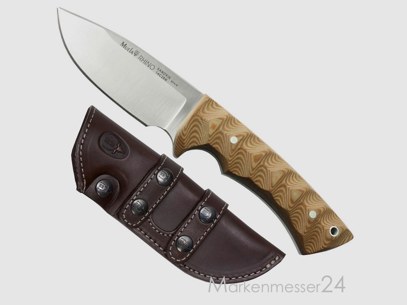 Muela Rhino Micarta sand Jagdmesser