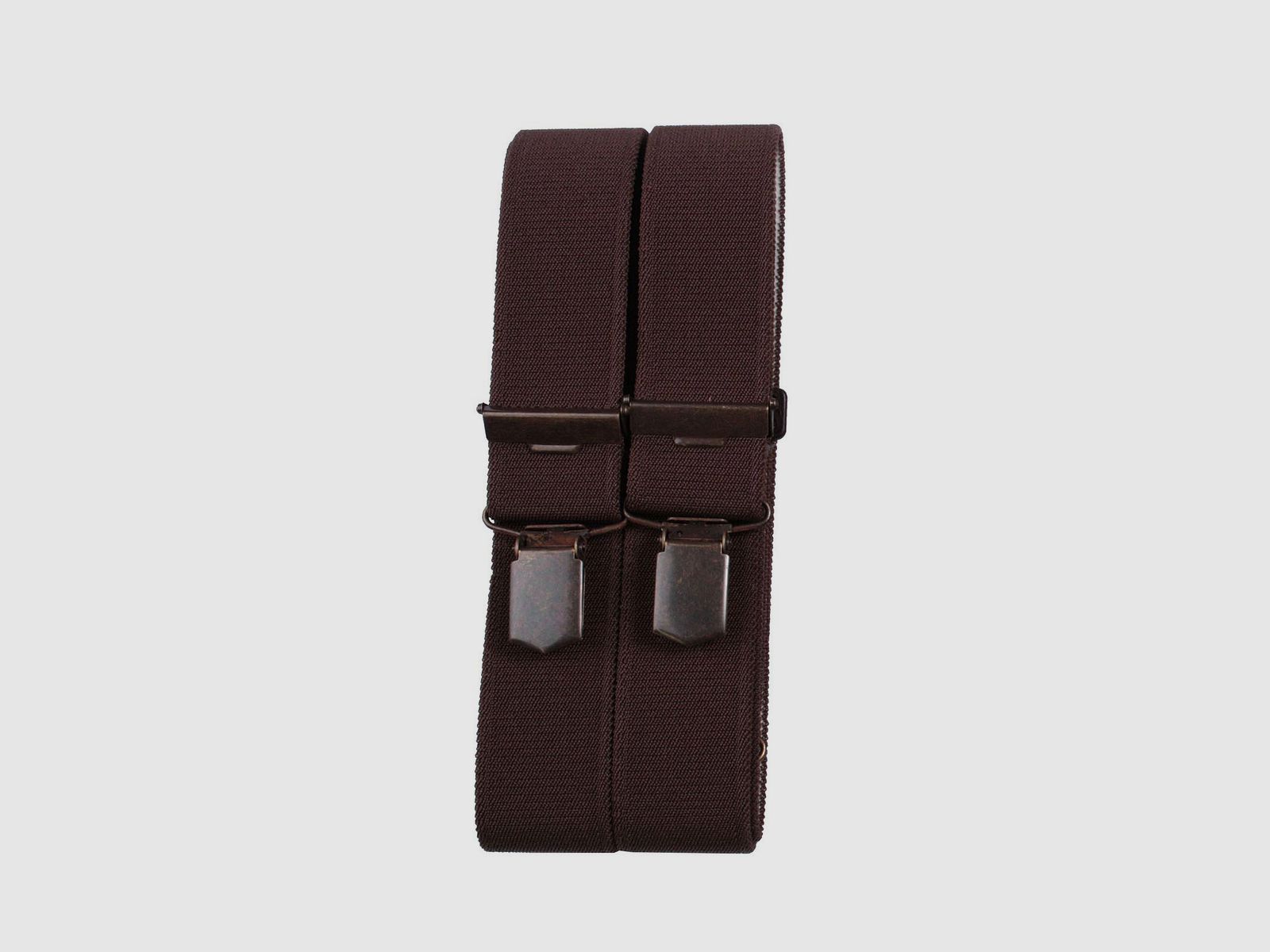 Foresta Hosenträger mit Clip 120x3,5cm Braun
