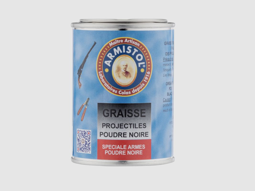 GRAISSE POUR PROJECTILES POUDRE NOIRE armistol
